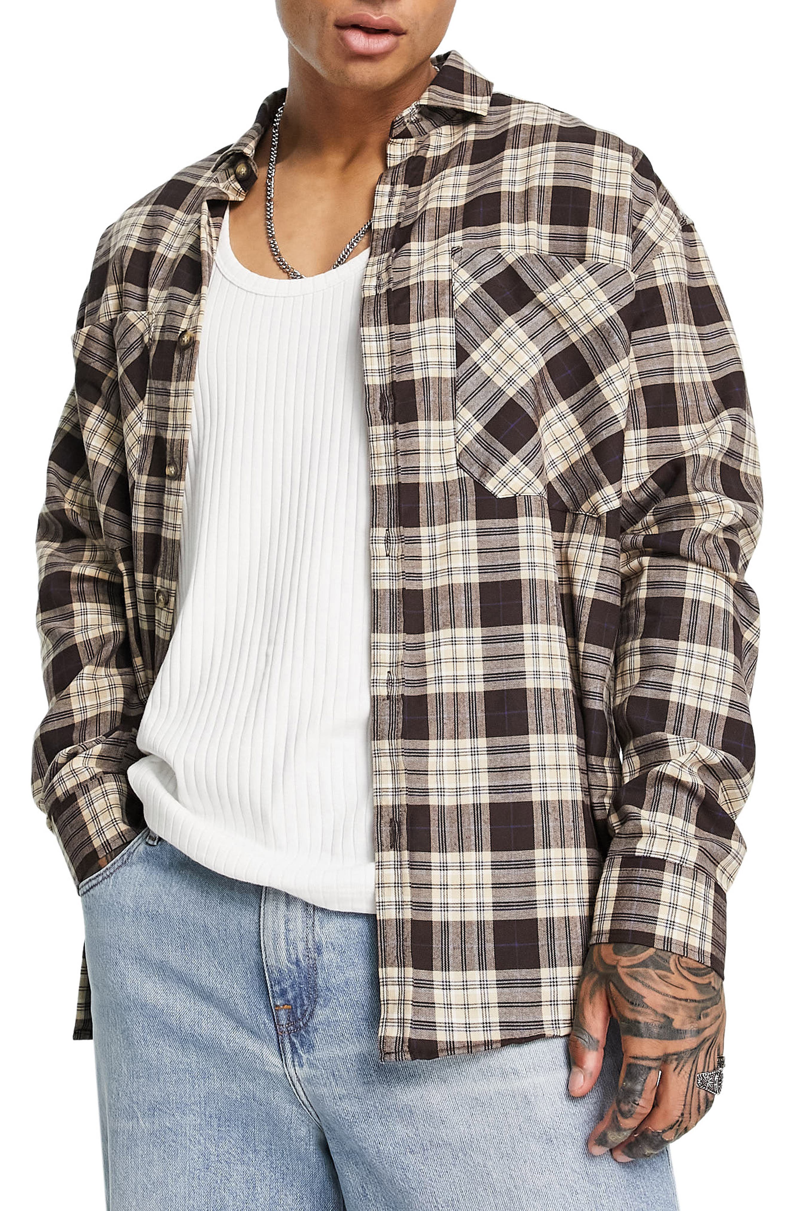 Men's Brown Flannel Shirts | Nordstrom